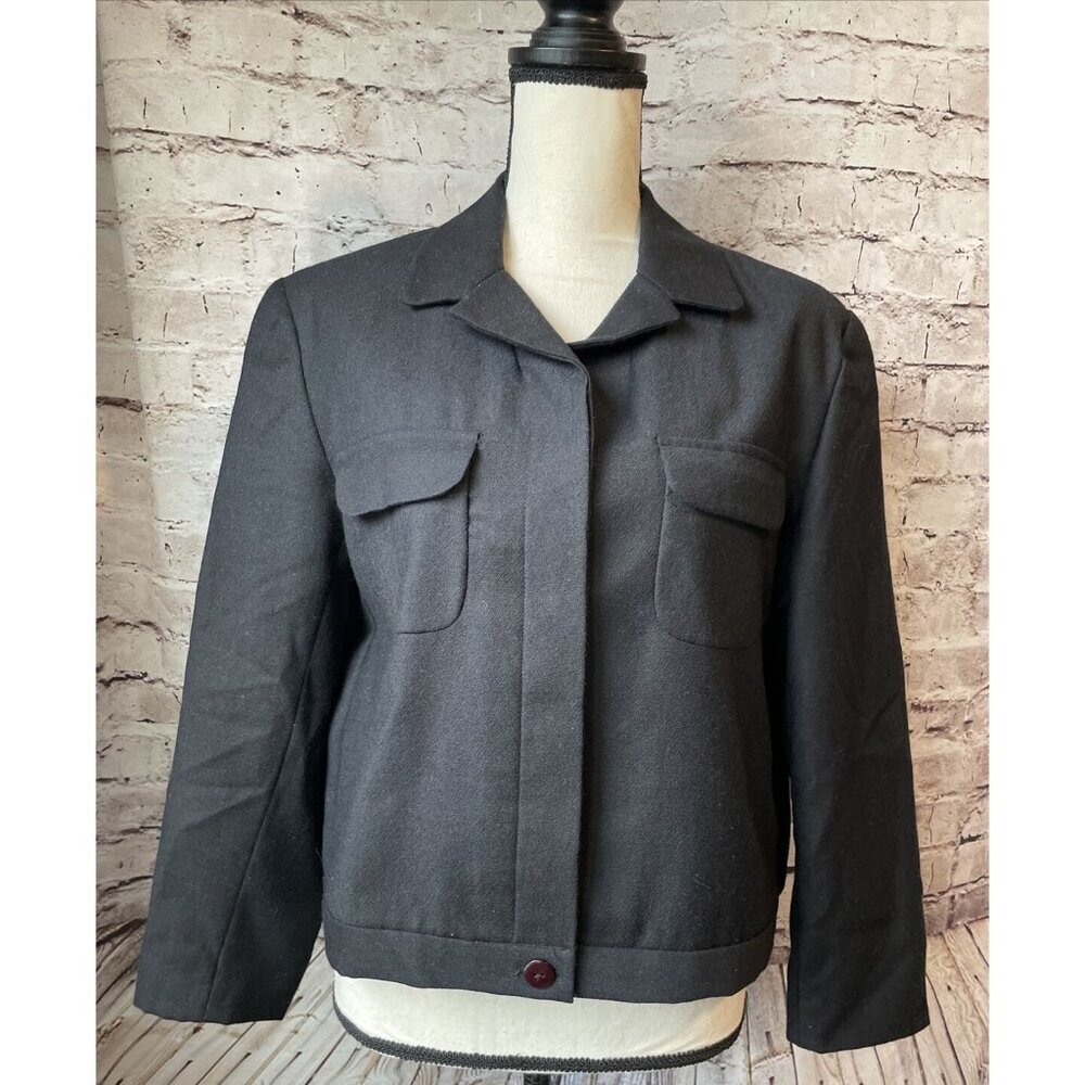 Classic Black Women's Blazer Jacket